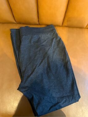 Eileen Fisher Charcoal Gray Stretch Leggings